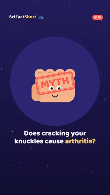 Myth: Does cracking your knuckles cause arthritis? Watch the SciFact Short