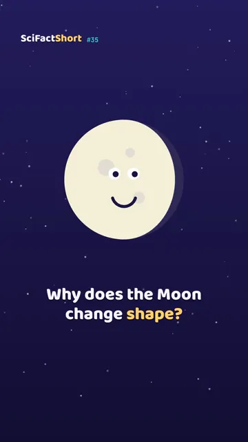 Why does the Moon change shape? Watch the SciFact Short